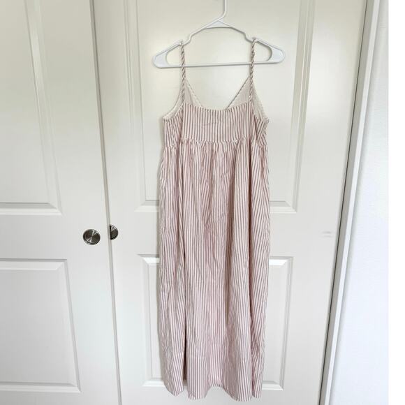 NWT Jenni Kayne Cotton Blend Cove Dress Candy Striped Quite Luxury Medium - Picture 3 of 7